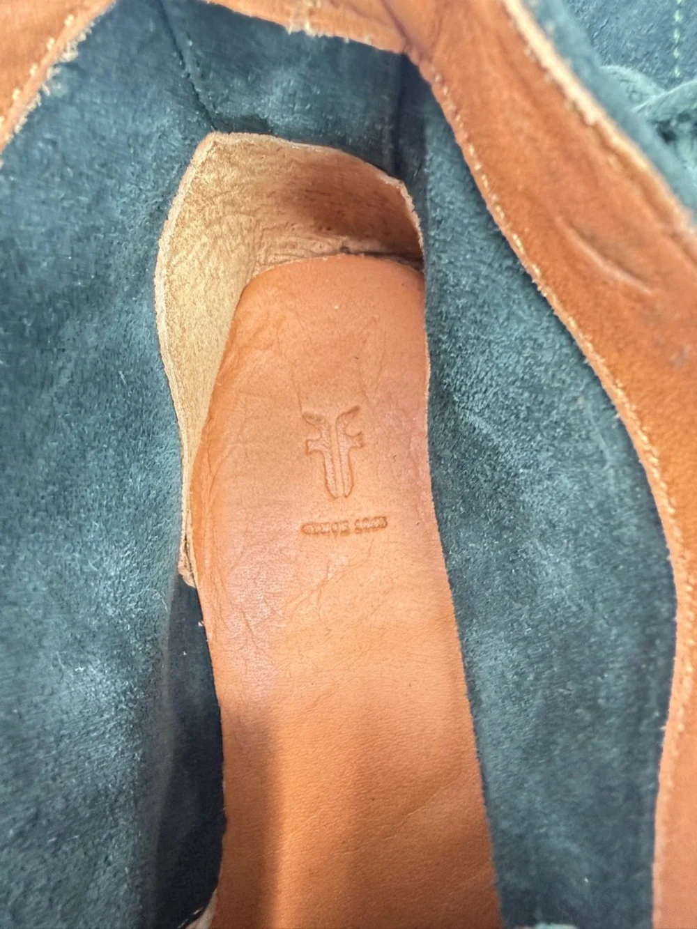 Frye Paul Chukka Lite Lace-Up Ankle Boots Pine Suede Leather Men's Size 11.5D